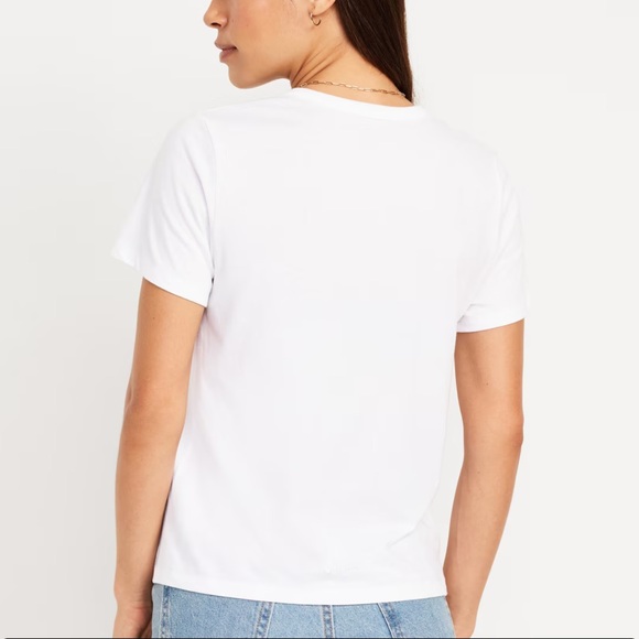 NWT OLD NAVY Flag Graphic T-Shirt  Color: Bright White - Picture 2 of 4